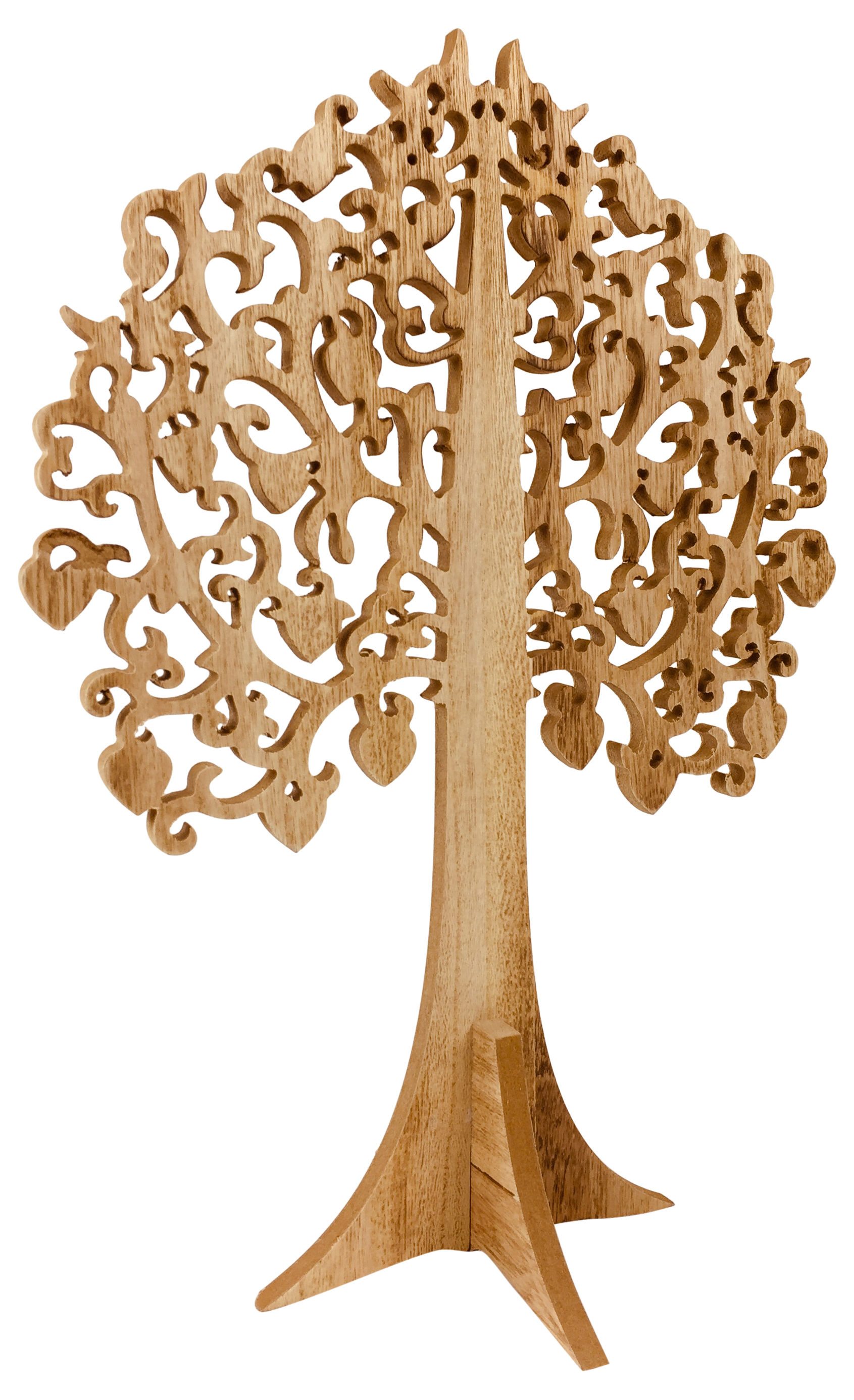 Intricate Wooden Tree 40cm Shipping furniture UK