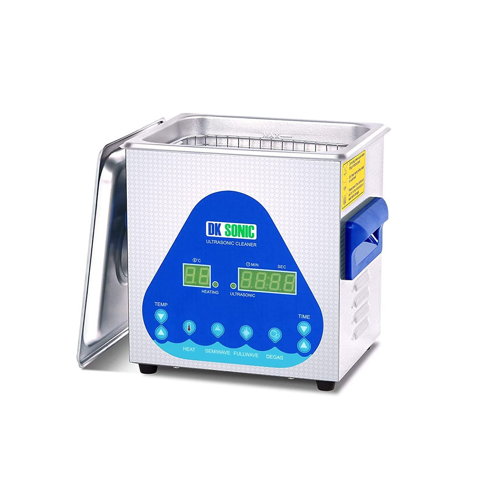 Thumbnail: Professional Ultrasonic Cleaner -  6L 180W 28/40KHz Sonic Cleaner with Heater Ba