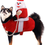 Thumbnail: Christmas Dog Costume Funny Santa Claus Costume Riding on Dog Pet & Cat Outfit