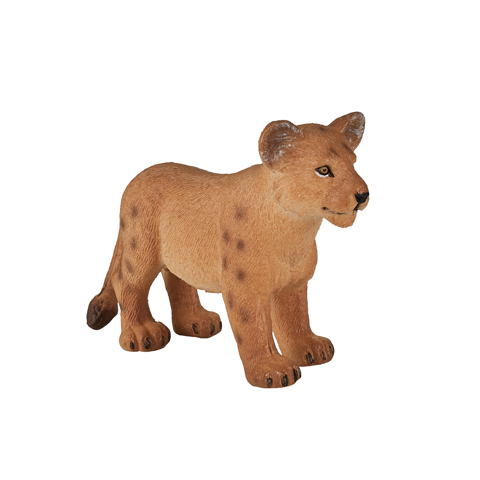 Thumbnail: Lion Cub Standing Toy – Realistic Big Cat Figurine