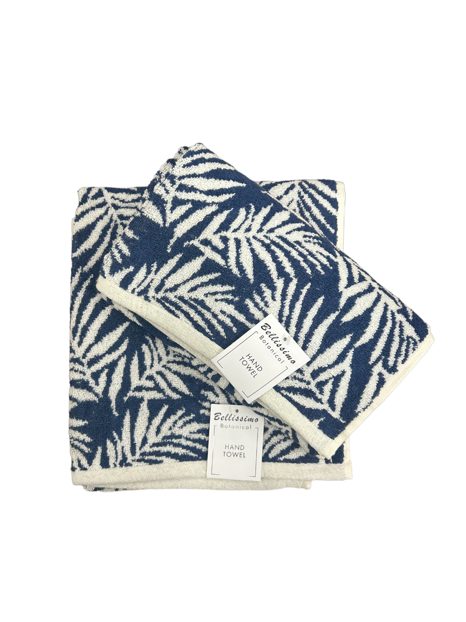 Thumbnail: Leaf Turkish Cotton Jacquard Towel