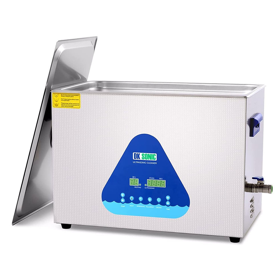 Thumbnail: Professional Ultrasonic Cleaner with Heater Basket Digital Timer for Jewelry,Rin