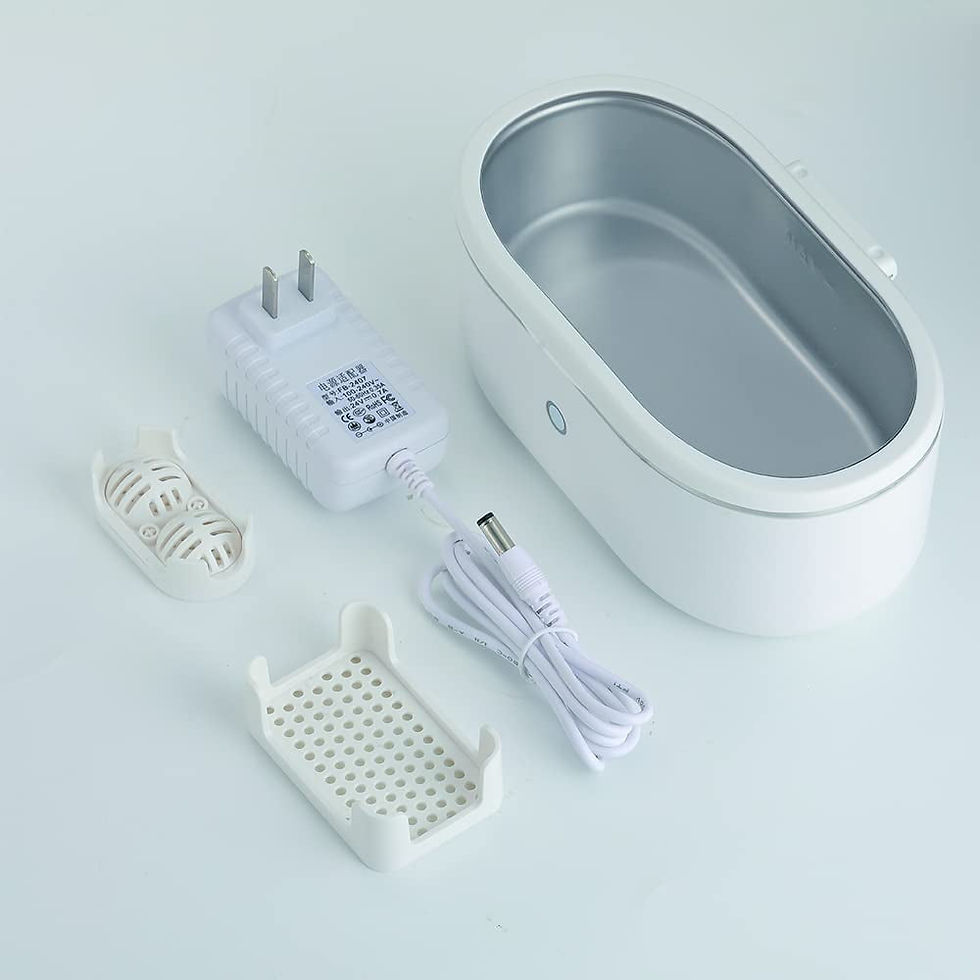 Thumbnail: Professional Ultrasonic Jewelry Cleaner for Eyeglasses, Rings, Coins,Portable Ul
