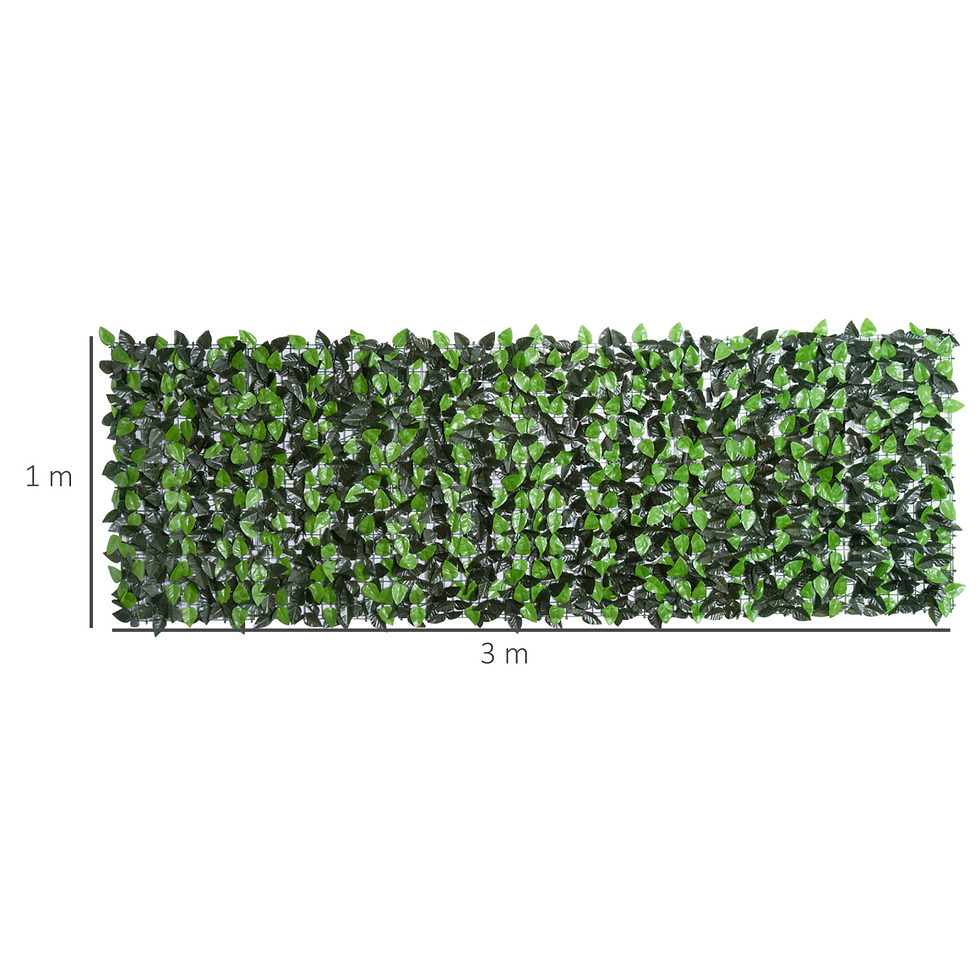 Thumbnail: Artificial Leaf Hedge Screen Privacy Fence Panel for Garden 3Mx1m