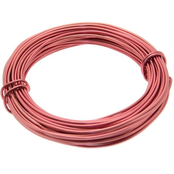 Rose Pink / Light Red Aluminium Wire | Florist Sundries Supplies and Events UK