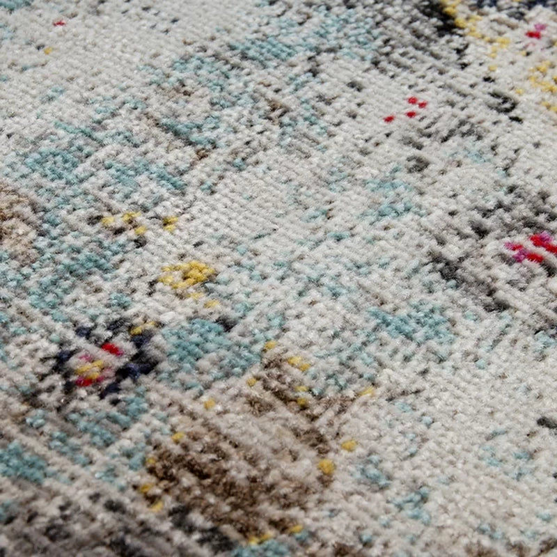 Thumbnail: Amber Flatweave Turquoise/Pink/Cream Rug