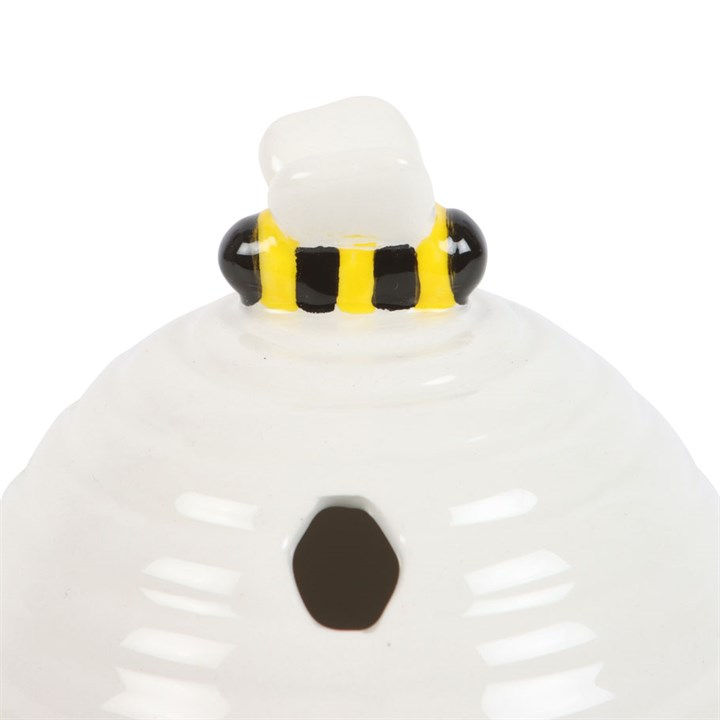 Thumbnail: White Beehive Incense Cone Holder