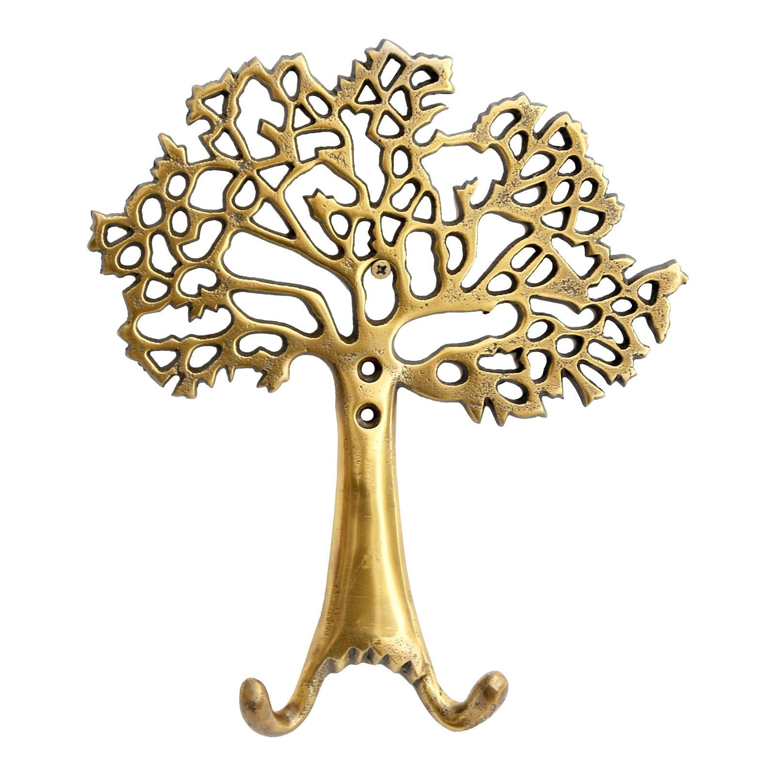 Antique Bronze Tree Of Life Hook 27cm Shipping furniture UK