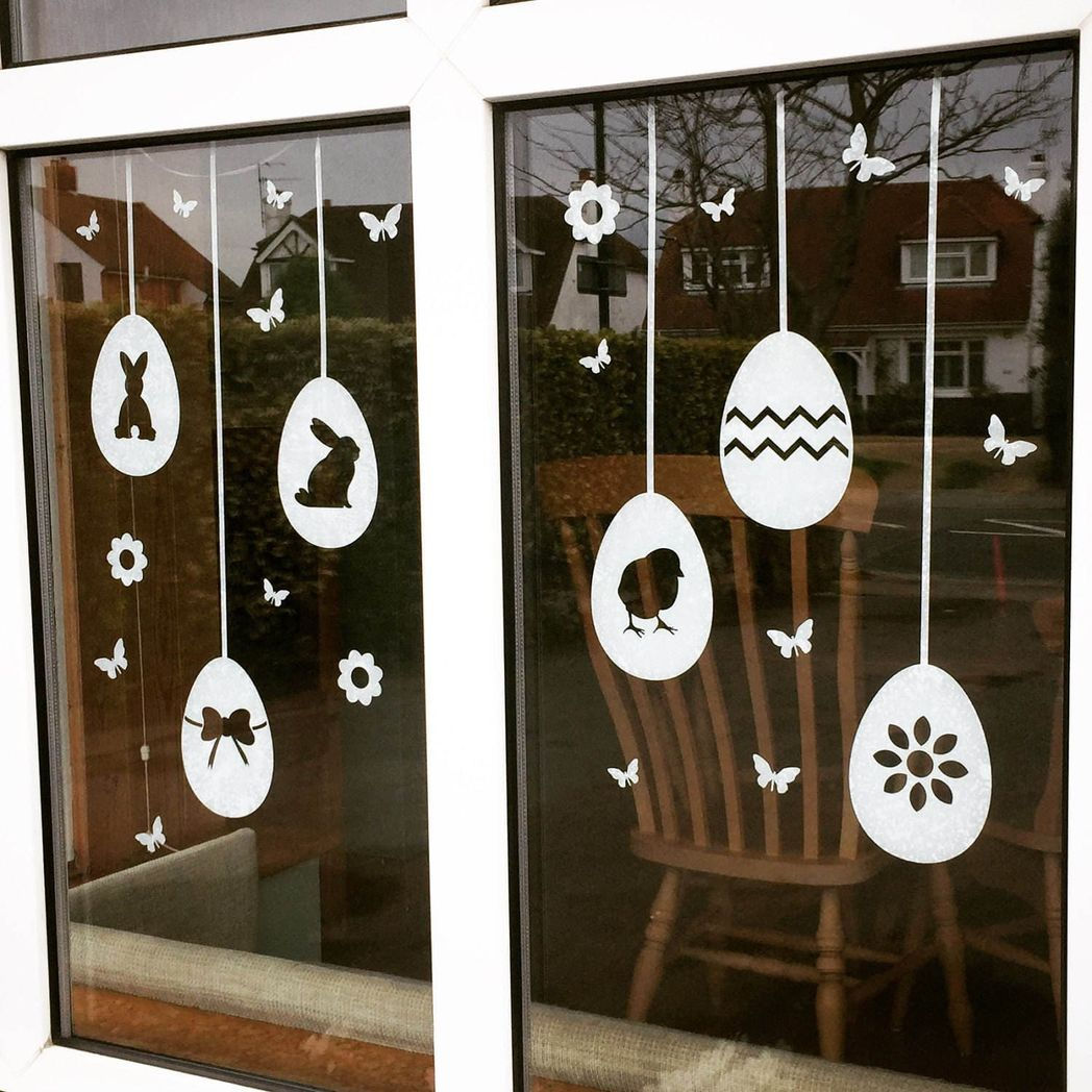 Reusable Easter Themed Window Sticker Decorations