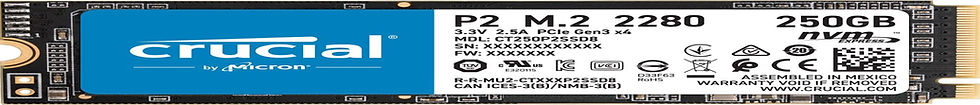 Thumbnail: P2 2TB M.2 PCIe Gen3 NVMe Internal SSD - Up to 2400MB/s - CT2000P2SSD8