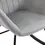 Thumbnail: Modern Rocking Chair with Steel Frame Sponge Padding for Home Office Grey