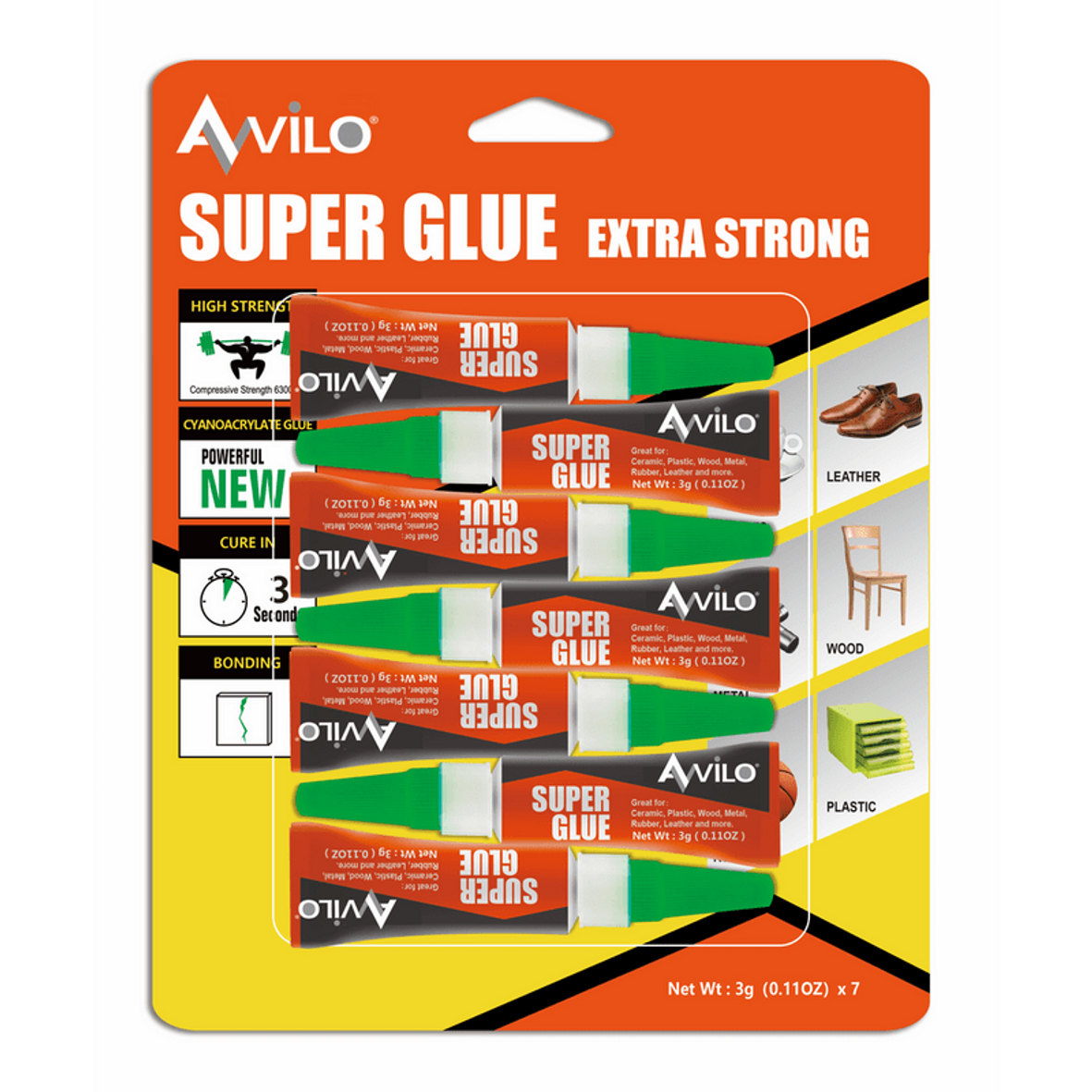 Super Glue - Pack of 7