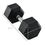 Thumbnail: 17.5KG Single Rubber Hex Dumbbell Portable Hand Weights Home Gym