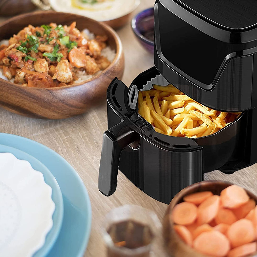 Thumbnail: Ultimate Air Fryer Accessories Set: Silicone Liners, Round Pot, and More!