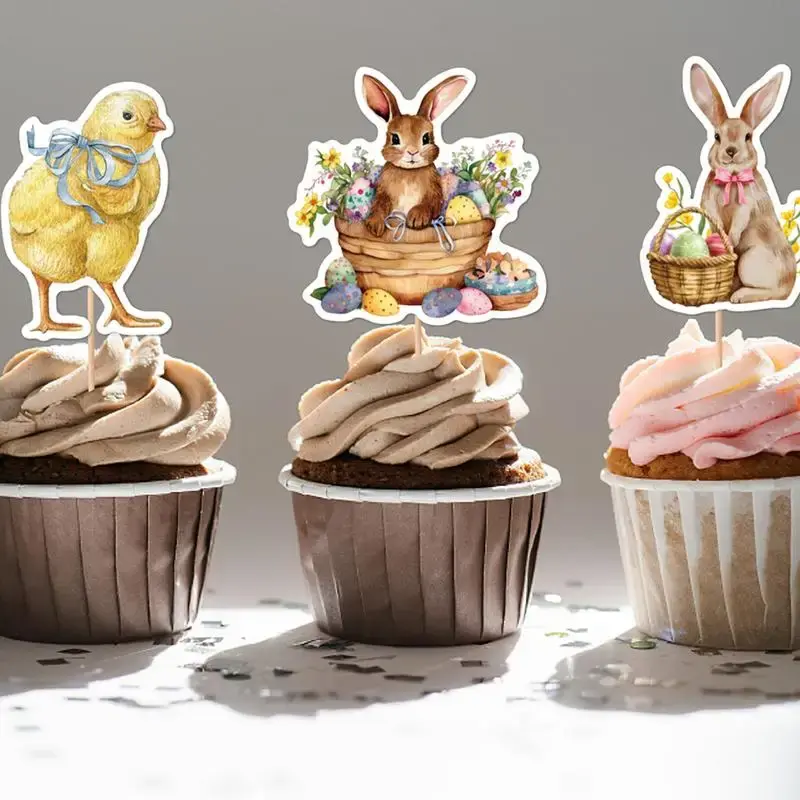 Thumbnail: Easter Cupcake Toppers - Eco-Friendly & Charming Decorations