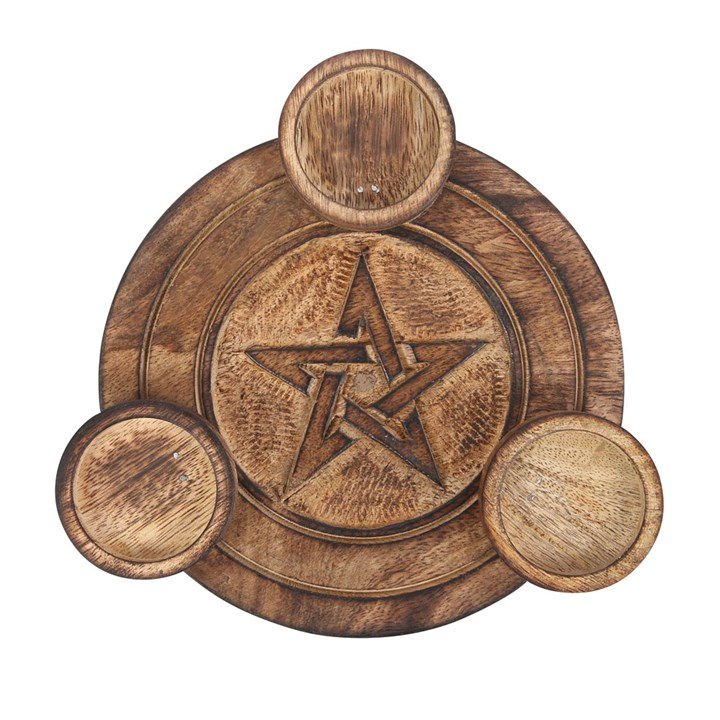 Thumbnail: Pentagram Tea Light Candle Holder