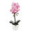 Thumbnail: 50cm Phalaenopsis Orchid Artificial - Light Pink Silver