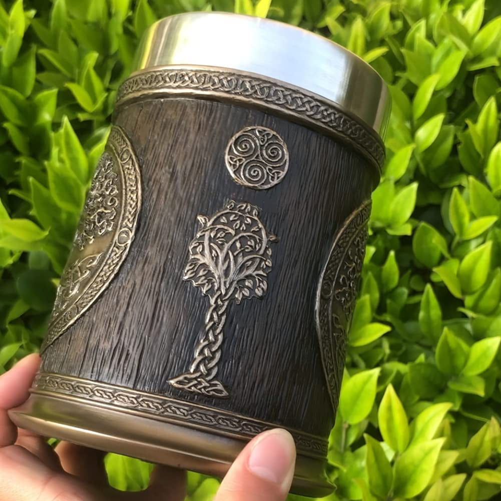Yggdrasil Brew: A Viking-Inspired Tankard for 20oz Beverages