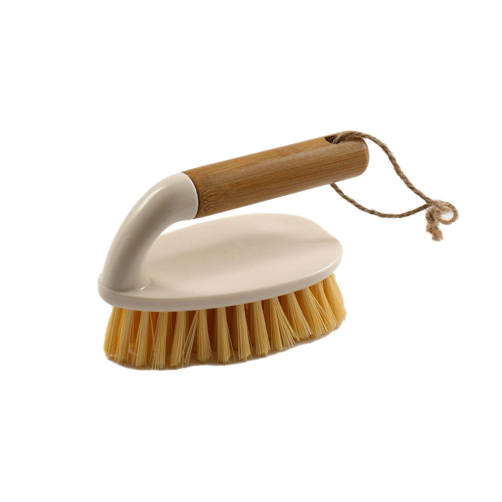 Cream Scrubbing Brush with Bamboo Wooden Handle Shipping furniture UK