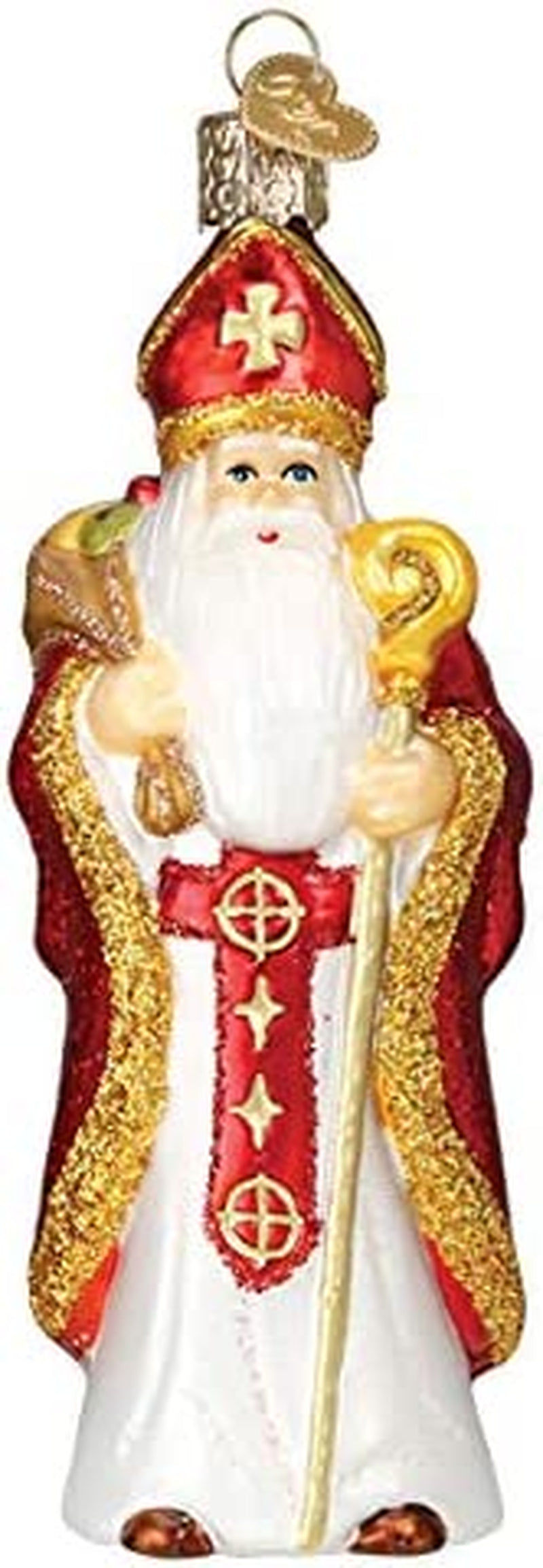 Thumbnail: Ornaments Santa Vaccinated Glass Blown Ornaments for Christmas Tree