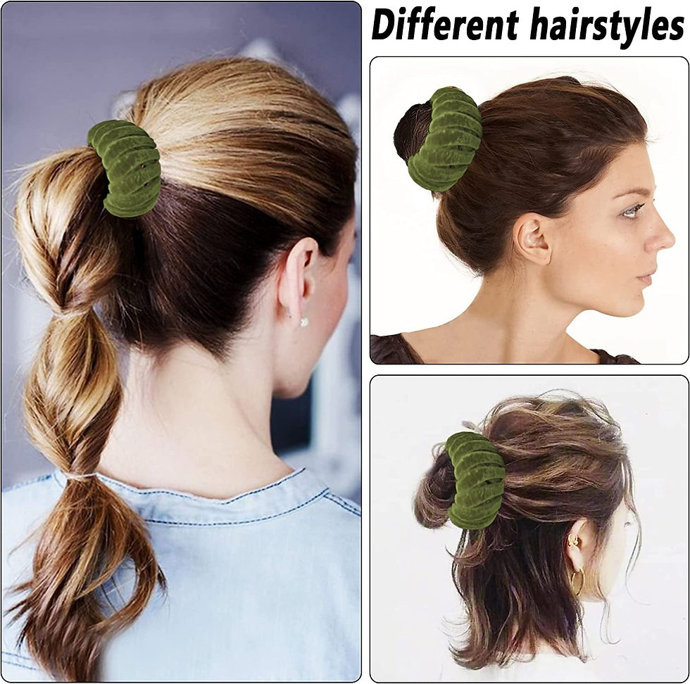 Thumbnail: 7Pcs Birds Nest Hair Clip-Vintage Geometric Retractable Hair Loops Fashion Hair
