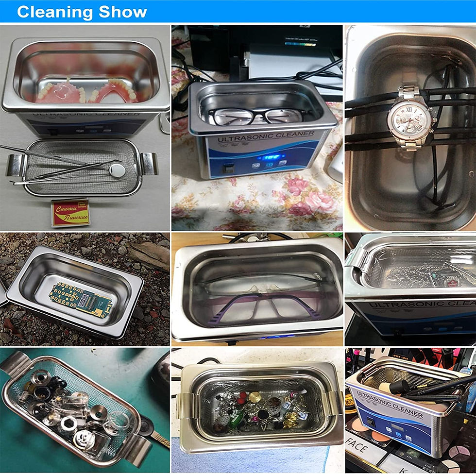 Thumbnail: YXZCY Ultrasonic Cleaner Professional Ultrasound Clean Machine Stainless Steel U