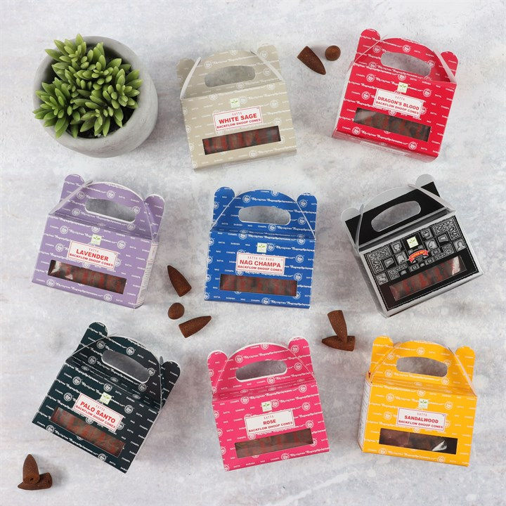 Thumbnail: Set of 6 Packets of Satya Palo Santo Backflow Dhoop Cones