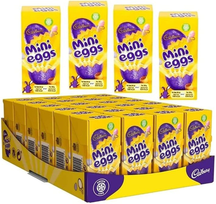 Cadbury Mini Eggs Pocket 38.3g (Pack of 24) - Easter Eggs Hunt - Easter Eggs Tre