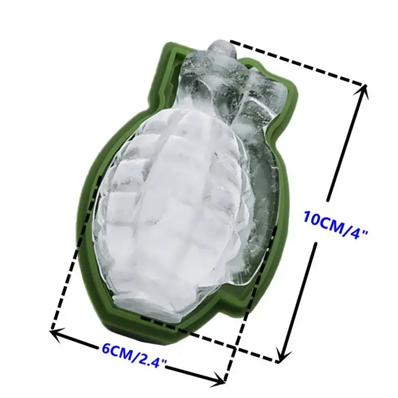 Thumbnail: 3D Ice Cube Mold Novelty Shape Cream Maker Bar Drinks Whiskey Wine Silico