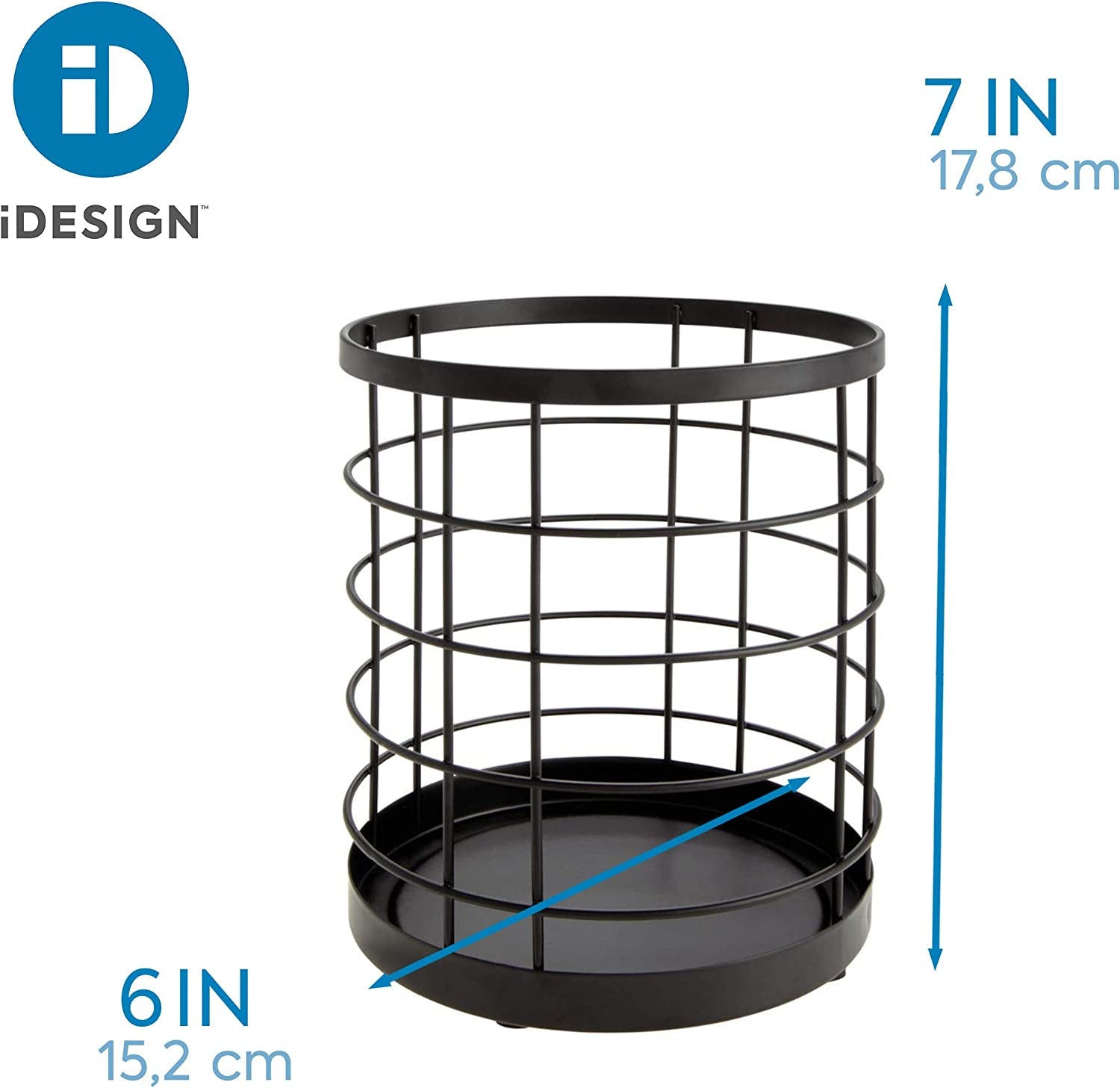51737 Kitchen Utensil Holder, Metal Wire Utensil Storage Basket, Practical Kitch