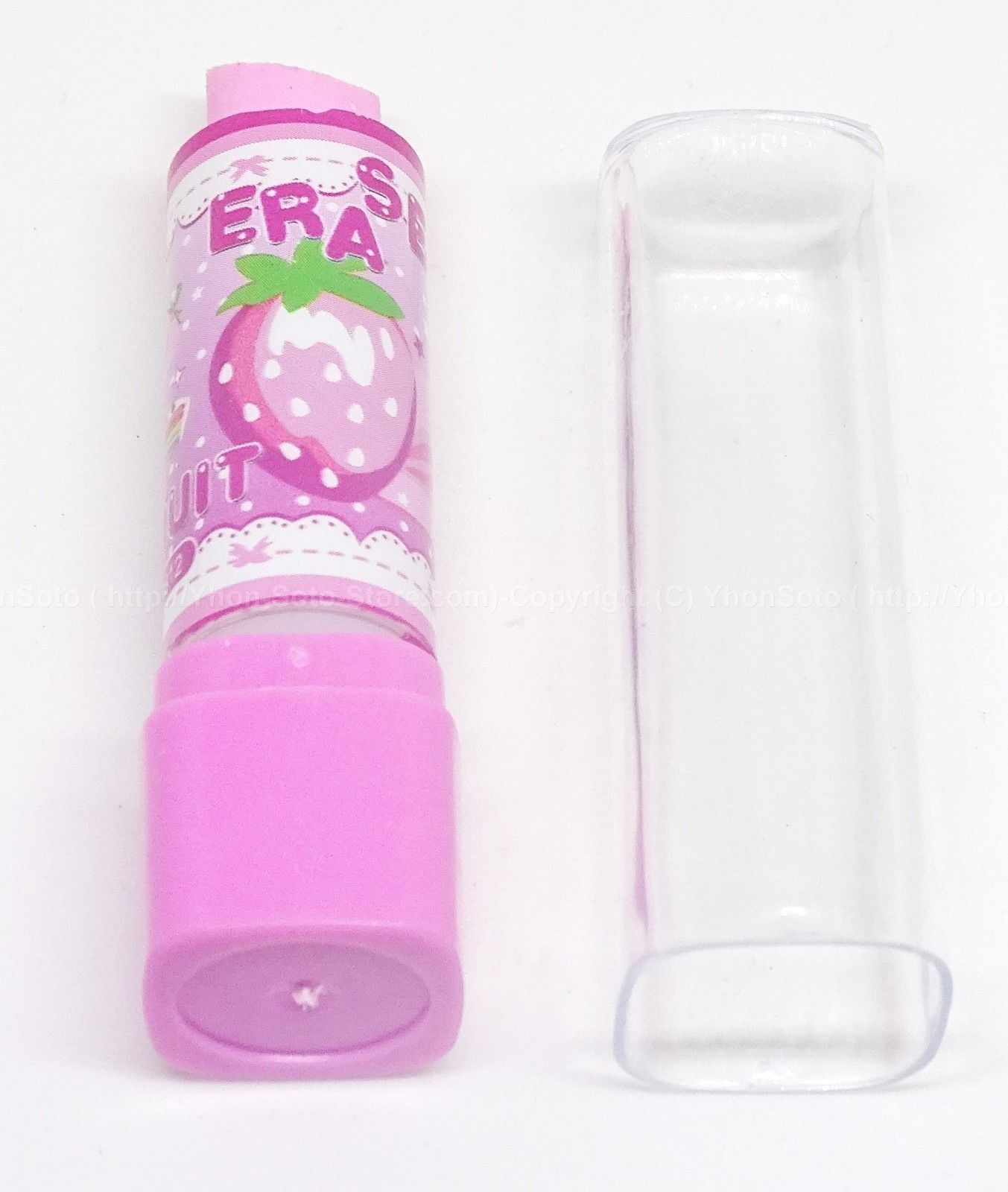 Strawberry Pink Rubber Lipstick [Pack of 1]