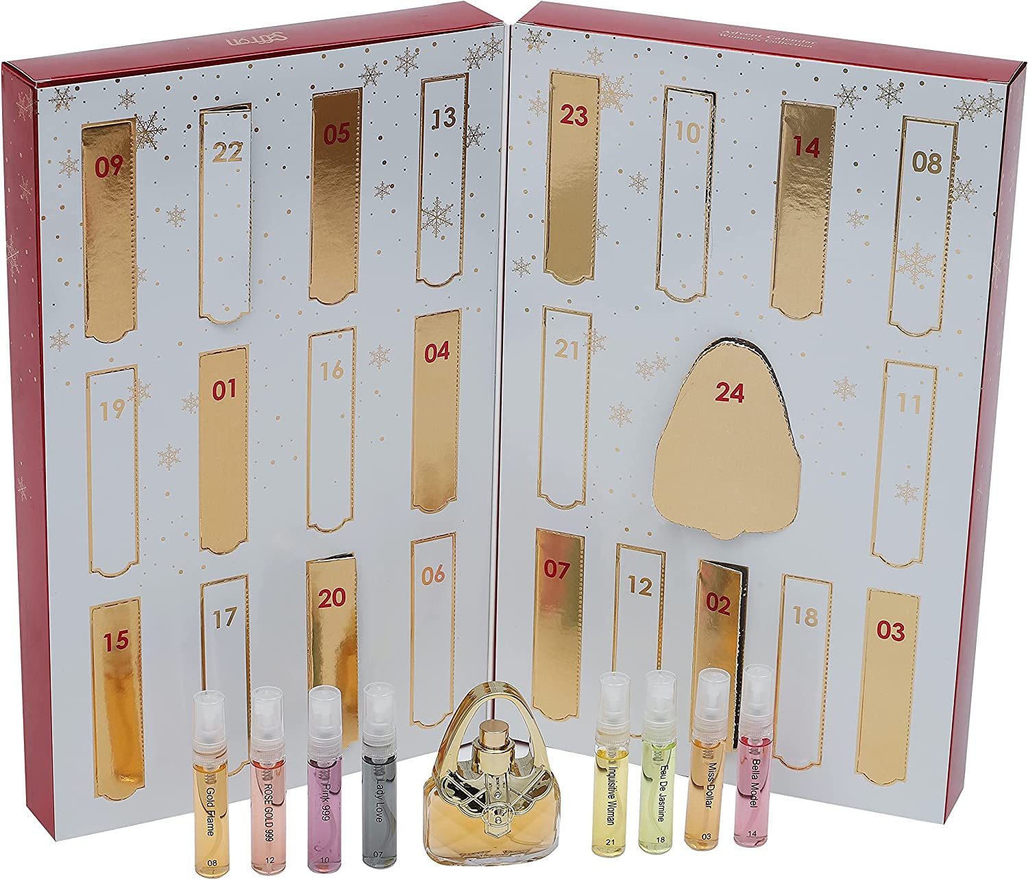 PERFUME CHRISTMAS ADVENT CALENDAR FOR WOMEN (RED) by