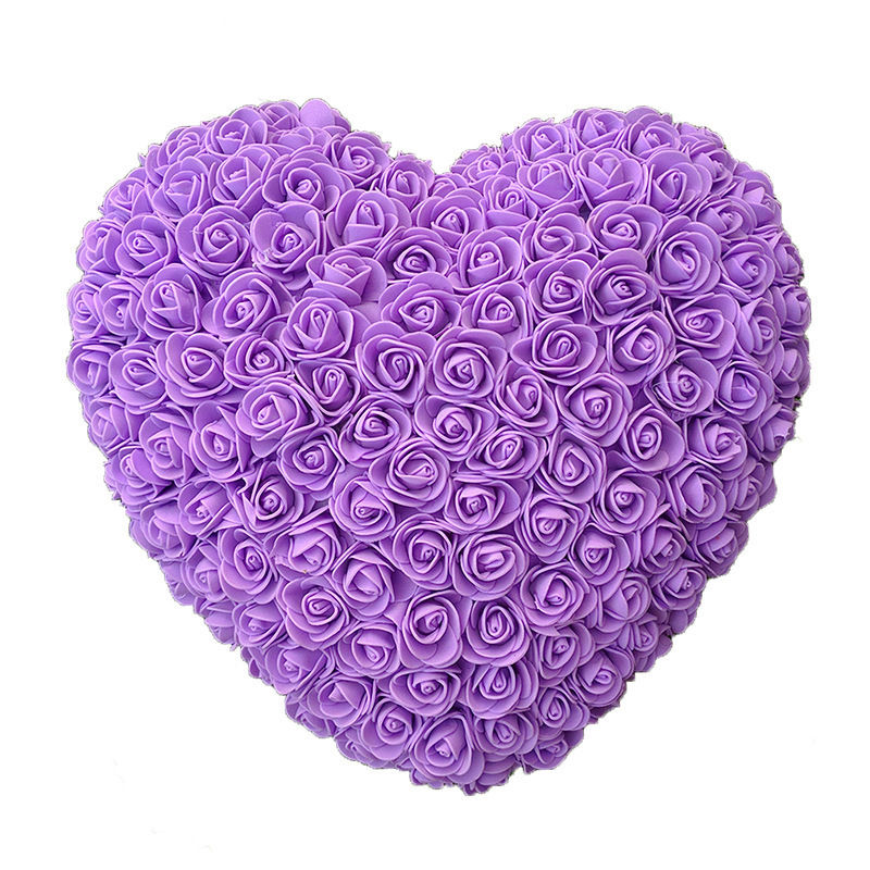 Thumbnail: 18cm Rose Flower Heart Gift - Red PE Flowers for Valentine's, Wedding, Birthdays