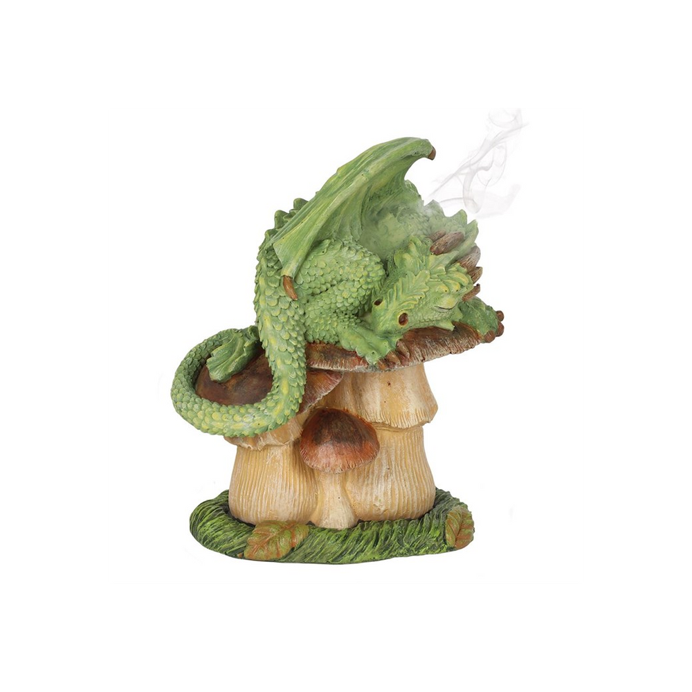 Green Dragon Incense Cone Burner by Anne Stokes