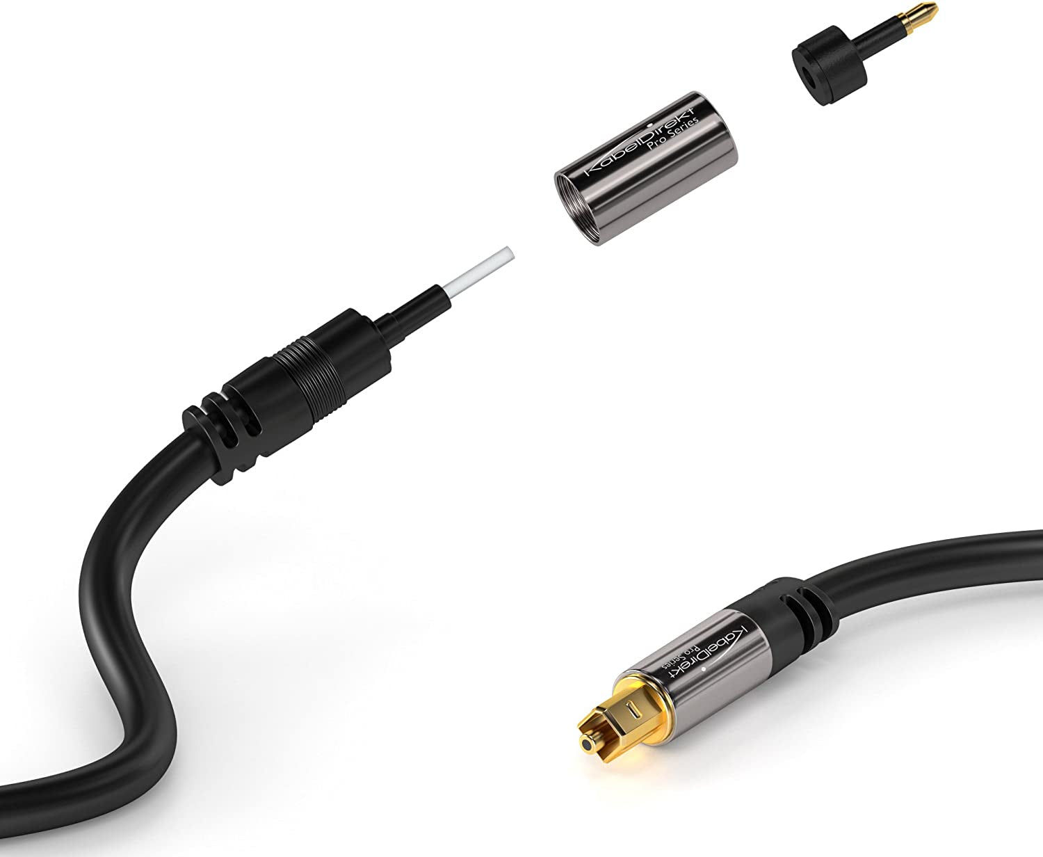 – 2m – Mini-TOSLINK cable (digital audio cable, optical, TOSLINK to Mini-TOS