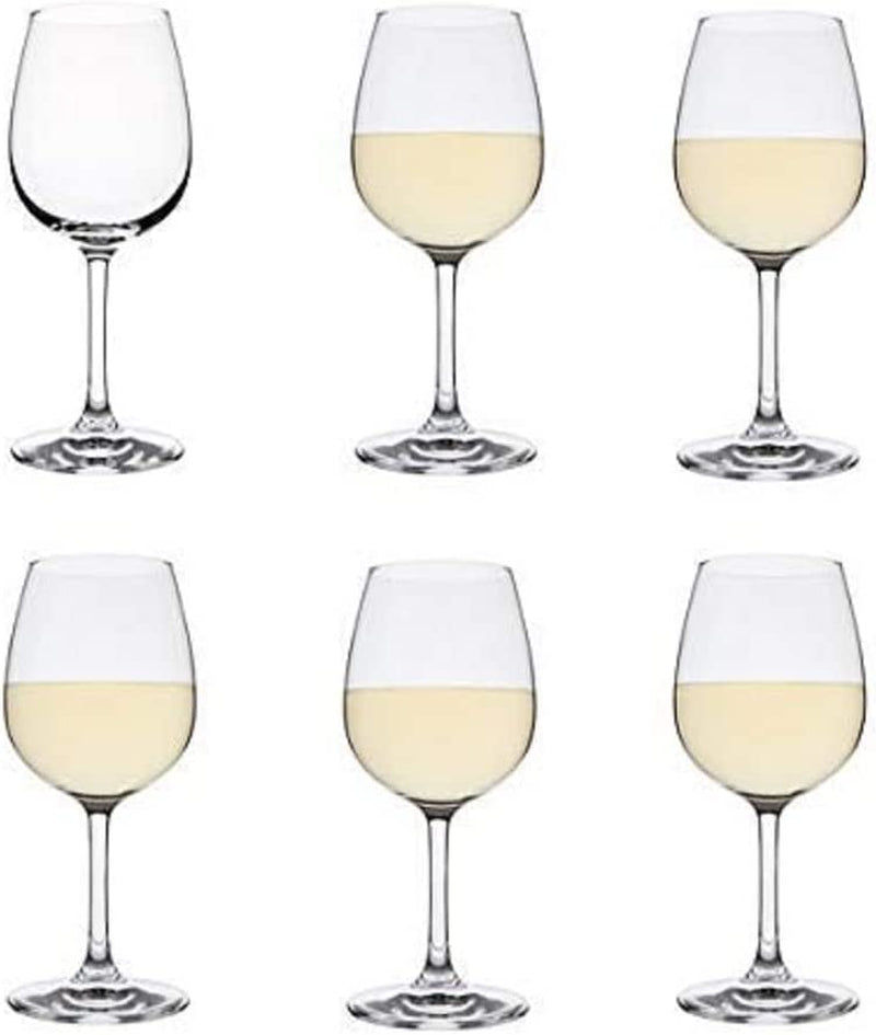 Thumbnail: '- Crystal White Wine Glasses, Set of 4 x 350ml