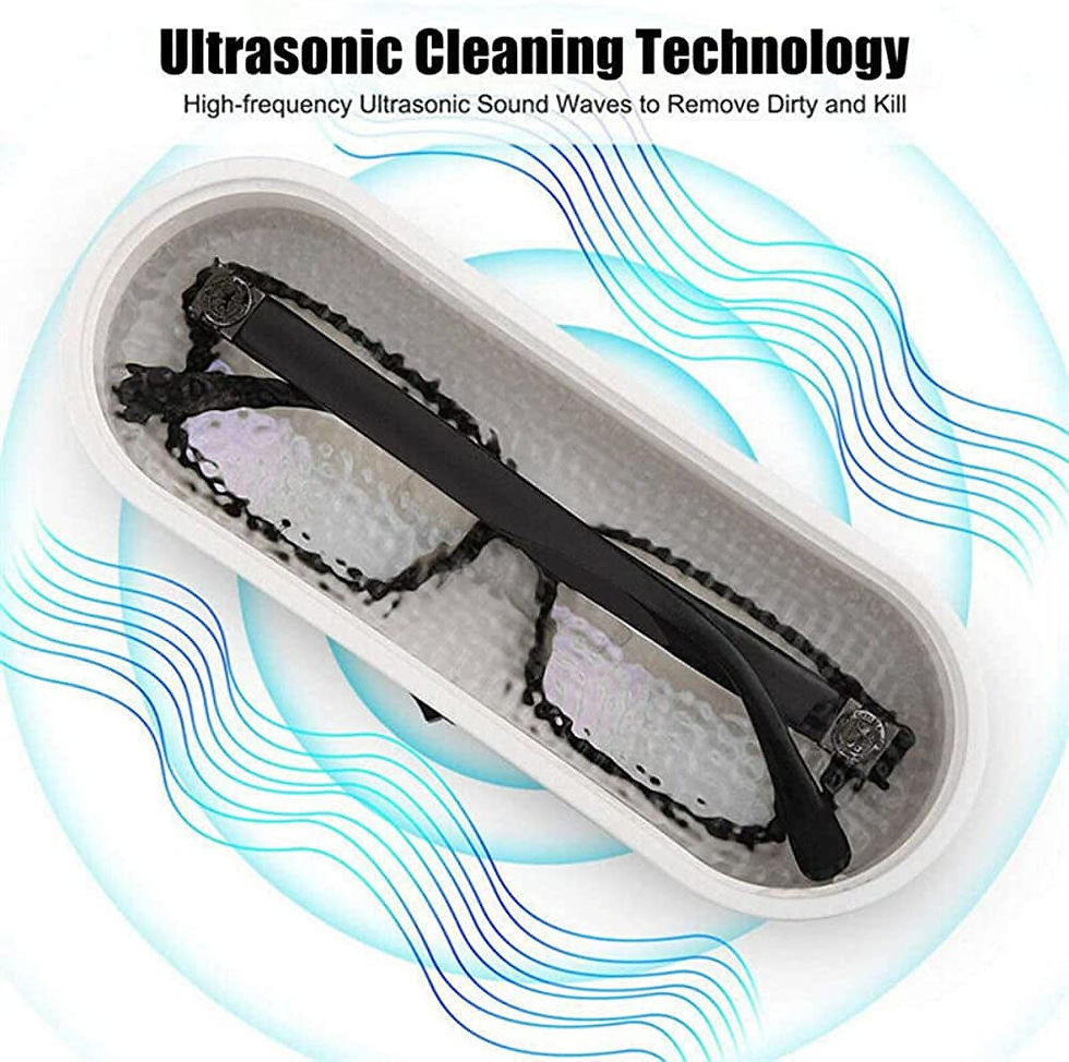Thumbnail: Small Ultrasonic Cleaner for Jewelry Glasses Ultrasound Cleaning Bath Machine