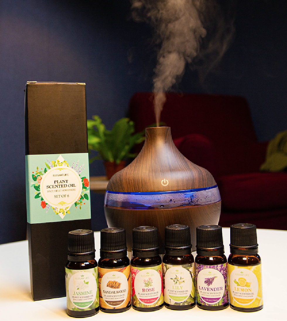 Thumbnail: 5V colorful wood grain aromatherapy machine (with Essential Oil Set)