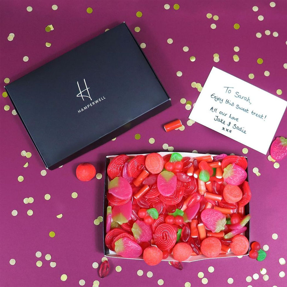 Thumbnail: Red Sweets Letterbox Gift Hamper