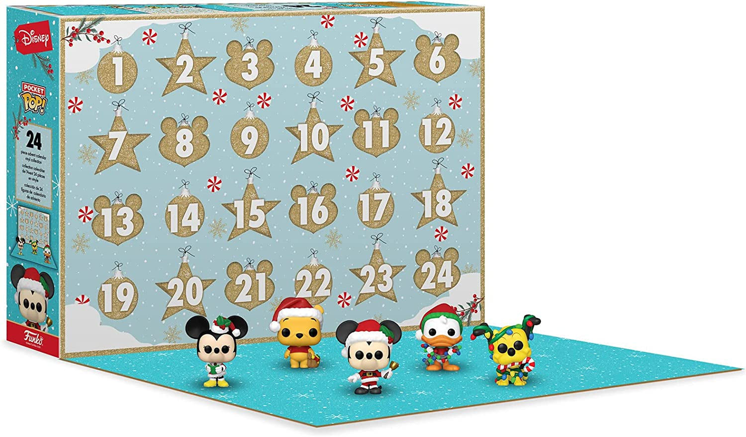 Christmas Advent Calendar Classic With 24 Days of Surprise Pocket POP! Figurine