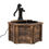 Thumbnail: Rustic Fir Wooden Fountain Water Fountain w/ Pump , Carbonized Color