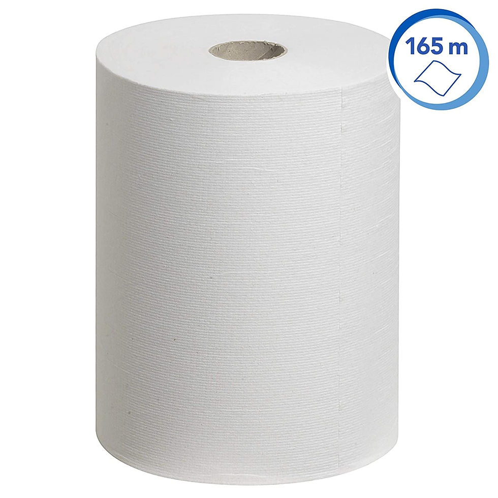 Thumbnail: , 6657, Slimroll Hand Towels, 1 ply, White, 6 rolls x 165m