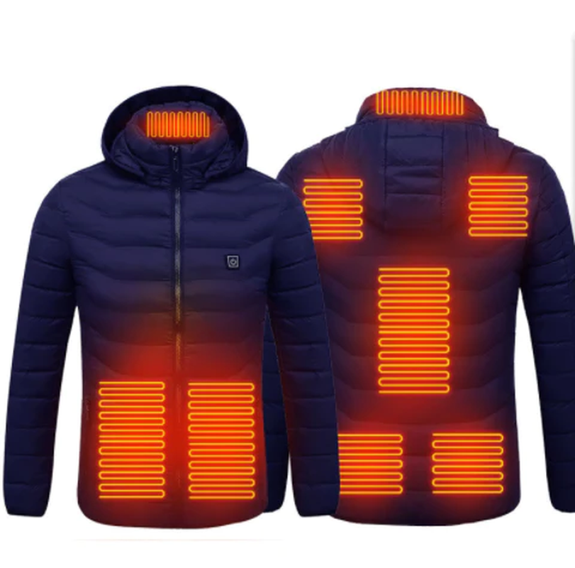 Thumbnail: New Heated Jacket Coat USB Electric Jacket Cotton Coat Heater Thermal Clothing