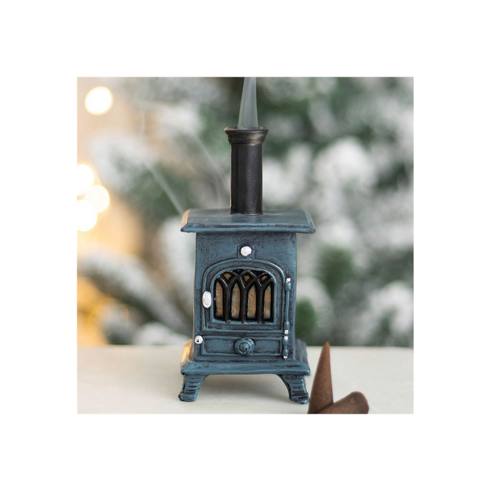 Thumbnail: Stove Shaped Incense Cone Burner