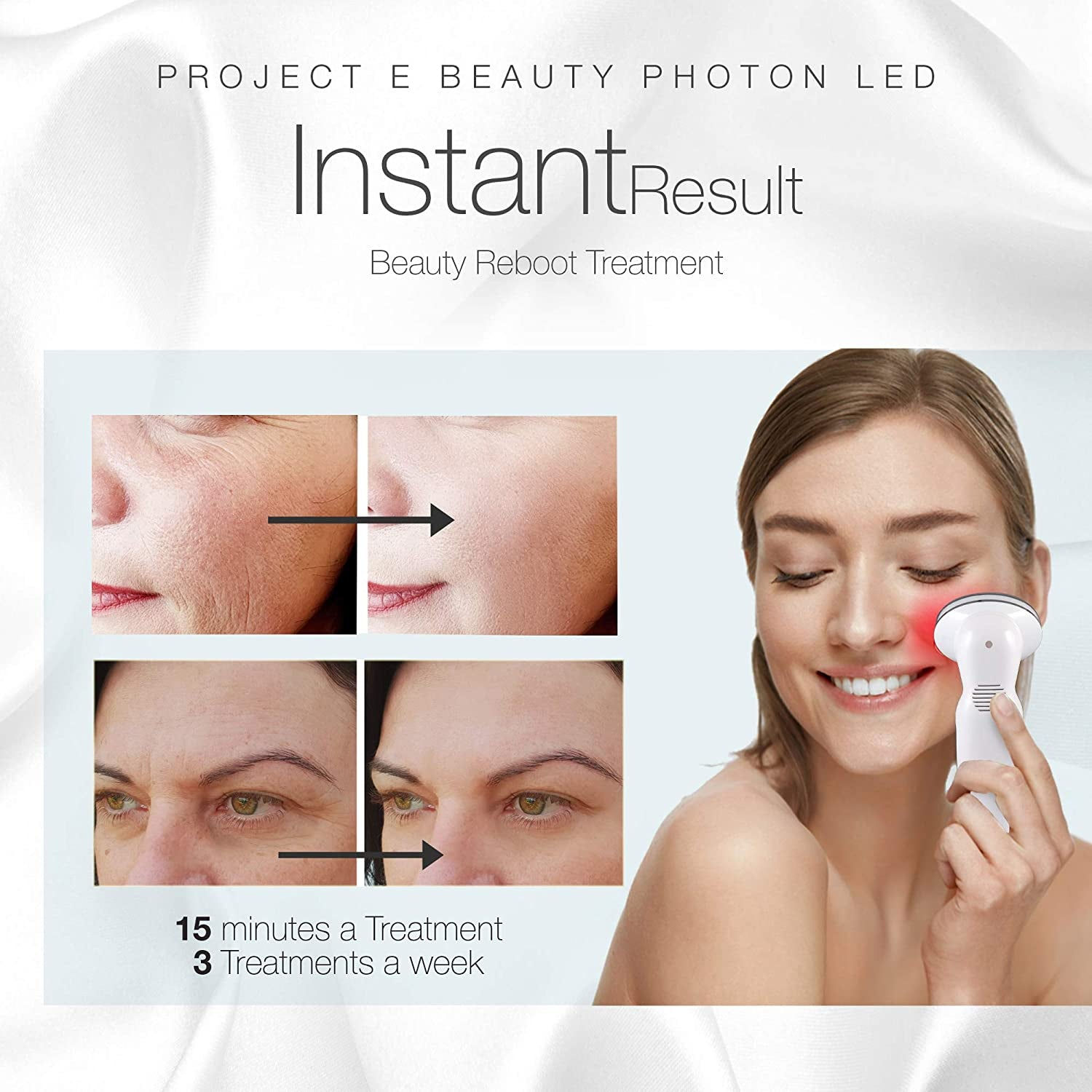 RED LED+ Anti-Aging Therapy | 630nm Red Light LED Light Therapy Collagen Boost S