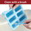 Thumbnail: Vinsani Ice Lolly Mould Silicone 6 Cavity Popsicle Mould