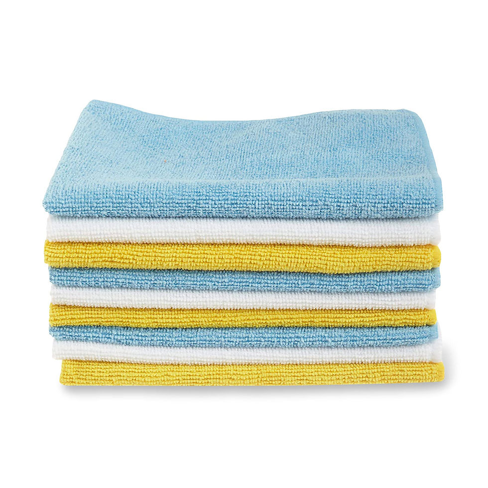 Thumbnail: Basics Microfibre Cleaning Cloths, Pack of 6 | Home Essentials