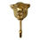 Thumbnail: Gold Metal Leopard Wall Hook Shipping furniture UK