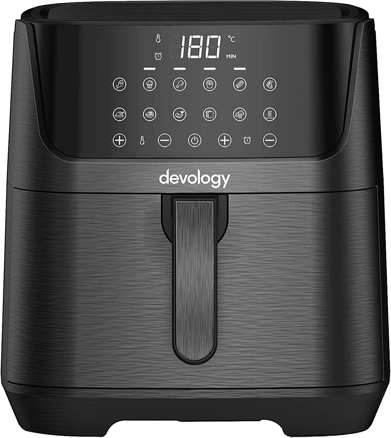 Digital Air Fryer - 6.5L XL Non Stick Airfryer Free 50 Recipe Cookbook