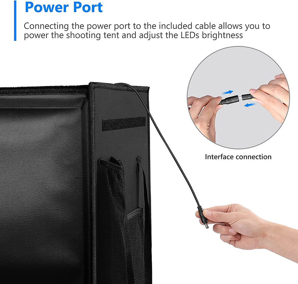Thumbnail: Capture Every Detail: 16 x 16 Photo Studio Light Box with Customizable Lighting
